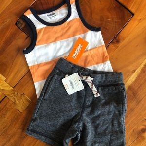 Gymboree Shorts + Tank Top 12-18 Mos